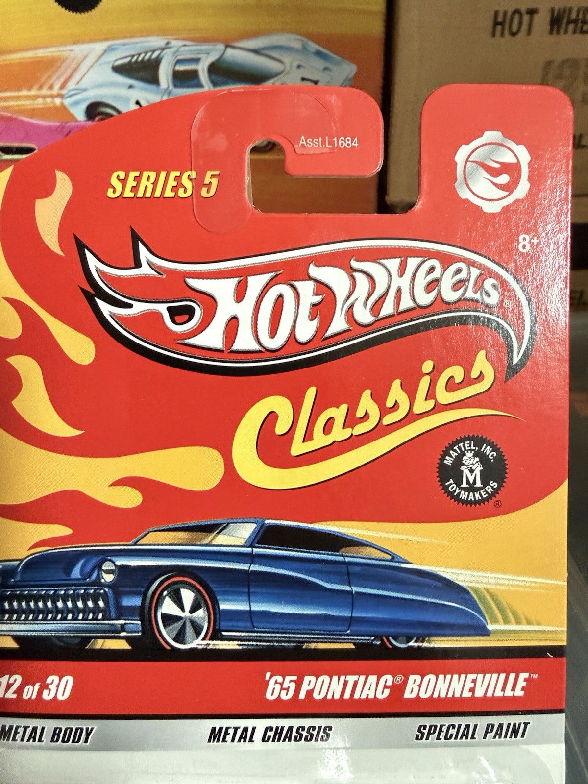 Hot Wheels Classics Series 5 ’65 Pontiac Bonneville, Red, BP