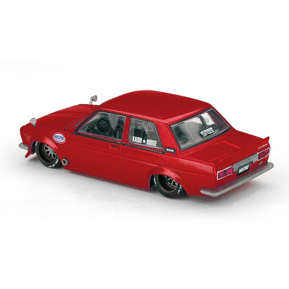 MINI GT x KAIDO HOUSE DATSUN 510 STREET NISMO V3 1/64 DIECAST CAR RED KHMG229