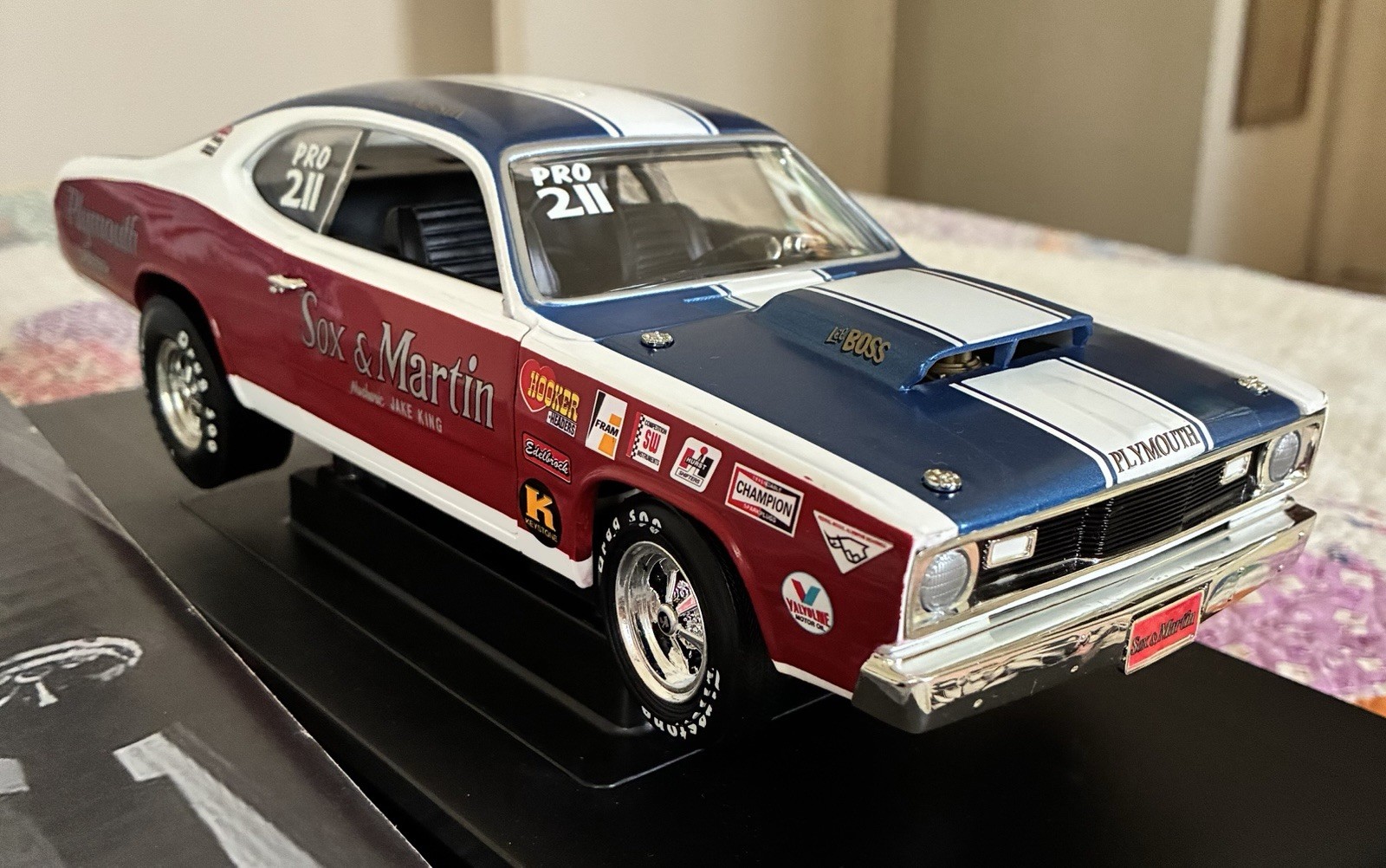1/18 Ertl 1970 Plymouth Duster Sox and Martin by Supercar Collectibles