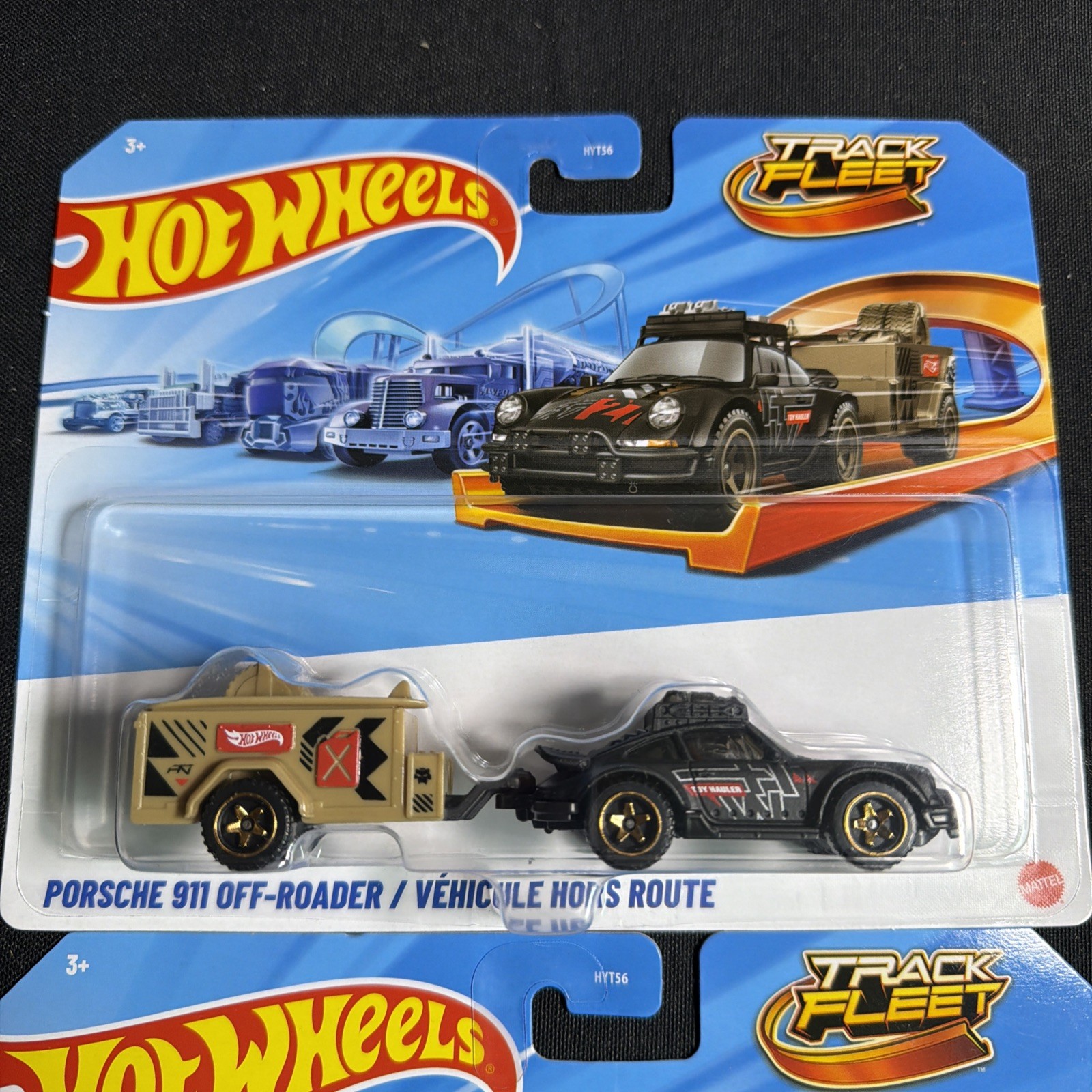 Hot Wheels 2025 Track Fleet Porsche 911 Off-Roader Black & Tan Set of 2 diff New