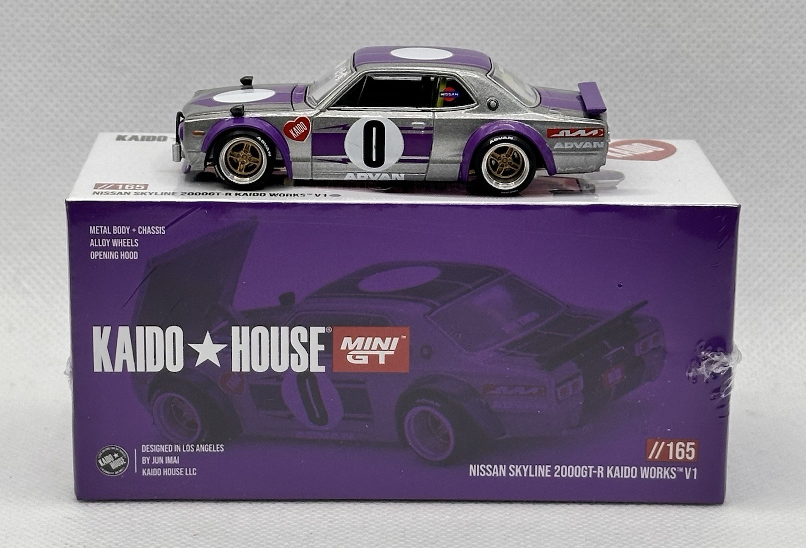 Kaido House 1:64 Nissan Skyline 2000GT-R (KPGC10) Kaido Works V1 #165 Opened New