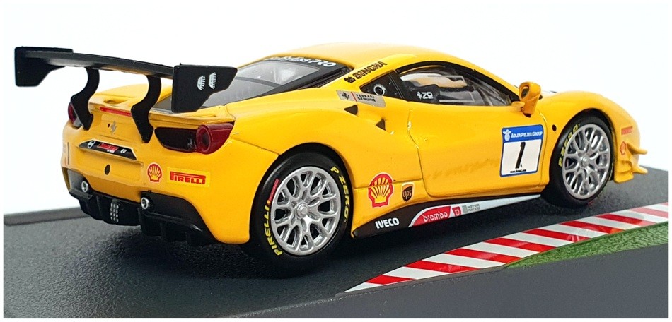 Altaya 1/43 Scale Diecast 61023H – Ferrari 488 Challenge #1 – Yellow