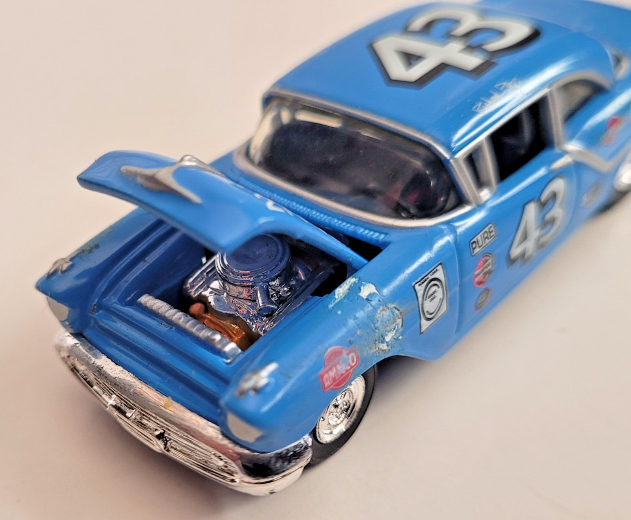 Hot Wheels 1999 Collectibles 1957 Oldsmobile Stock Car Richard Petty Lt. Blue