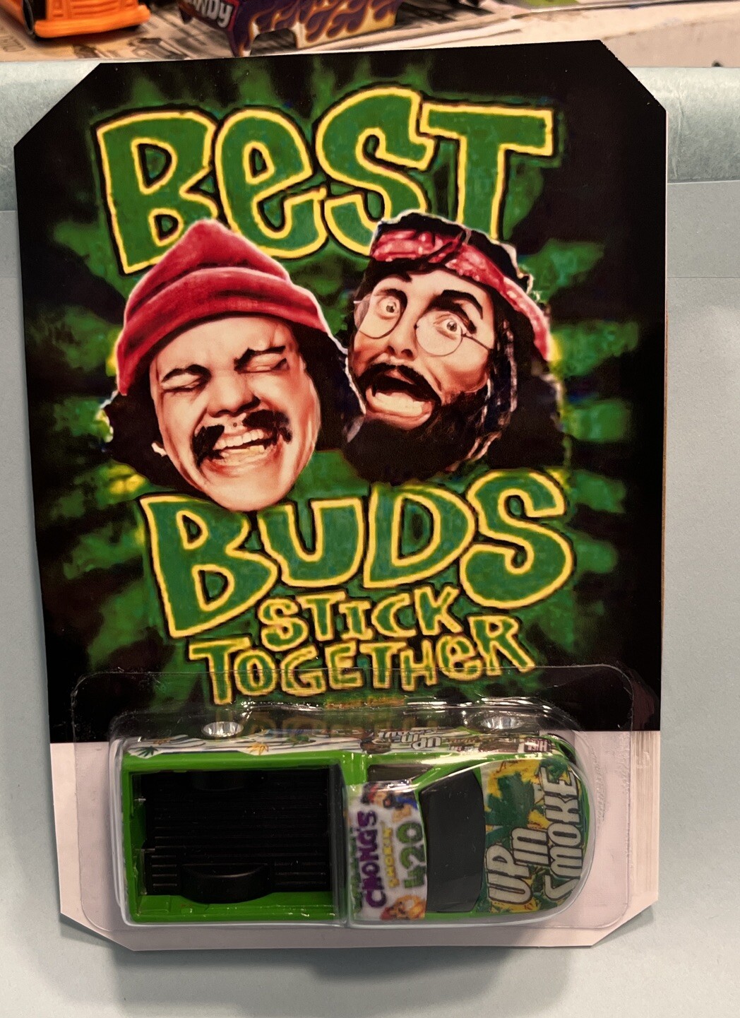 Hot Wheels JC Whitney Ford Truck it’s A Custom Real Riders Cheech & Chong