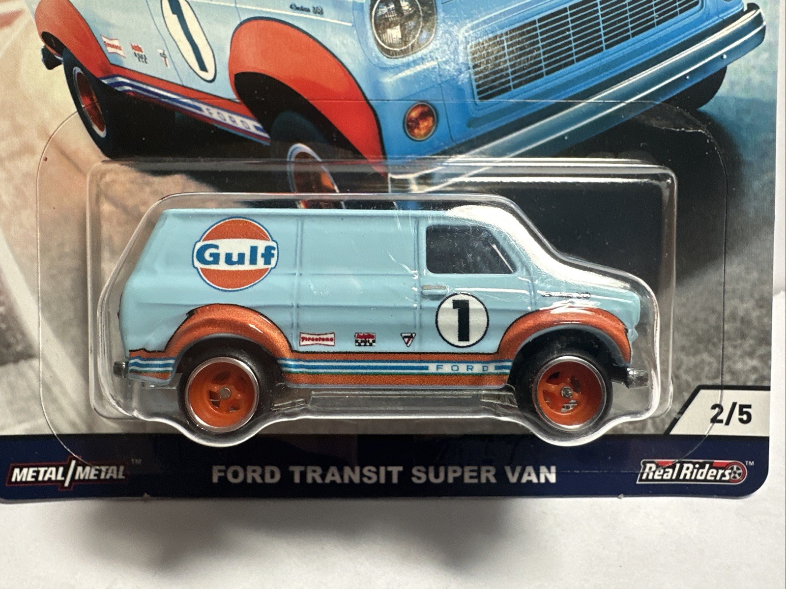 Hot Wheels Car Culture Cargo Carriers Ford Transit Super Van
