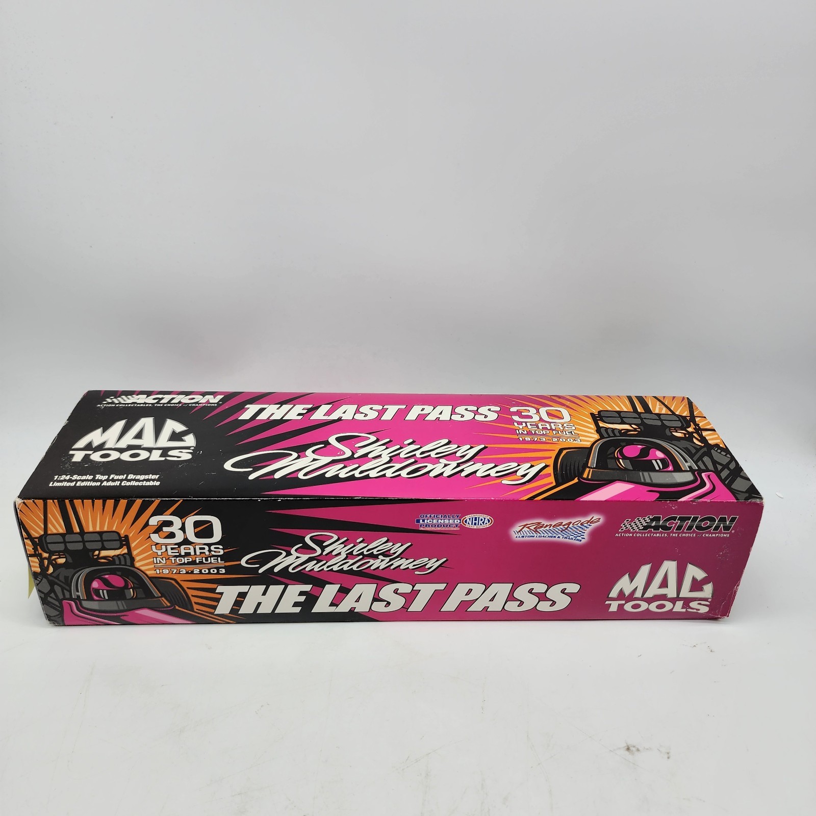 63D SHIRLEY MULDOWNEY Mac Tools/The Last Pass 2003 Top Fuel Dragster 1/24 W Box