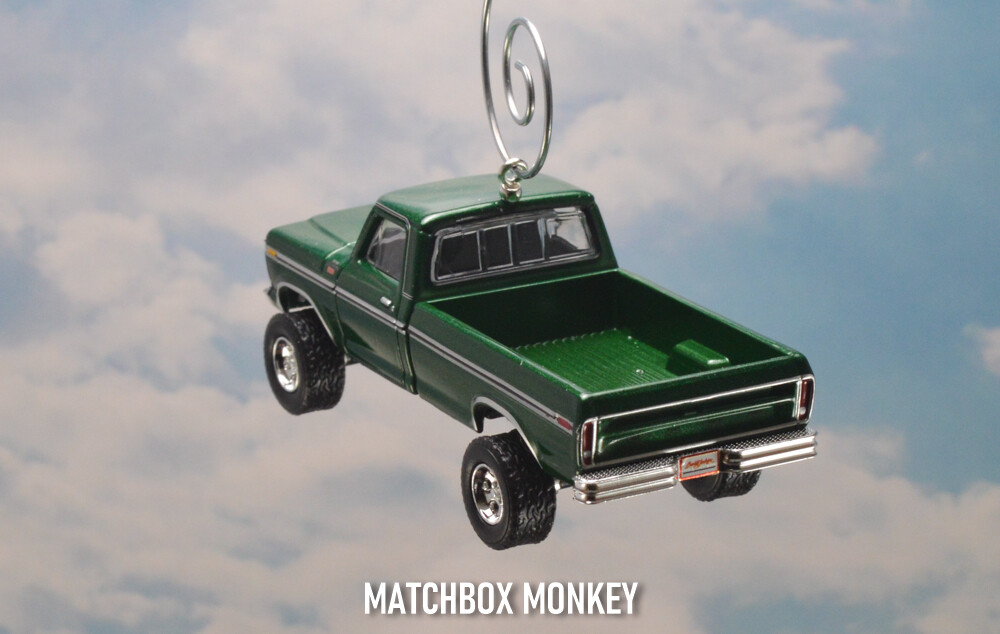 1979 Ford Ranger XLT F-350 Lifted 4×4 Square Body Custom Christmas Ornament F350