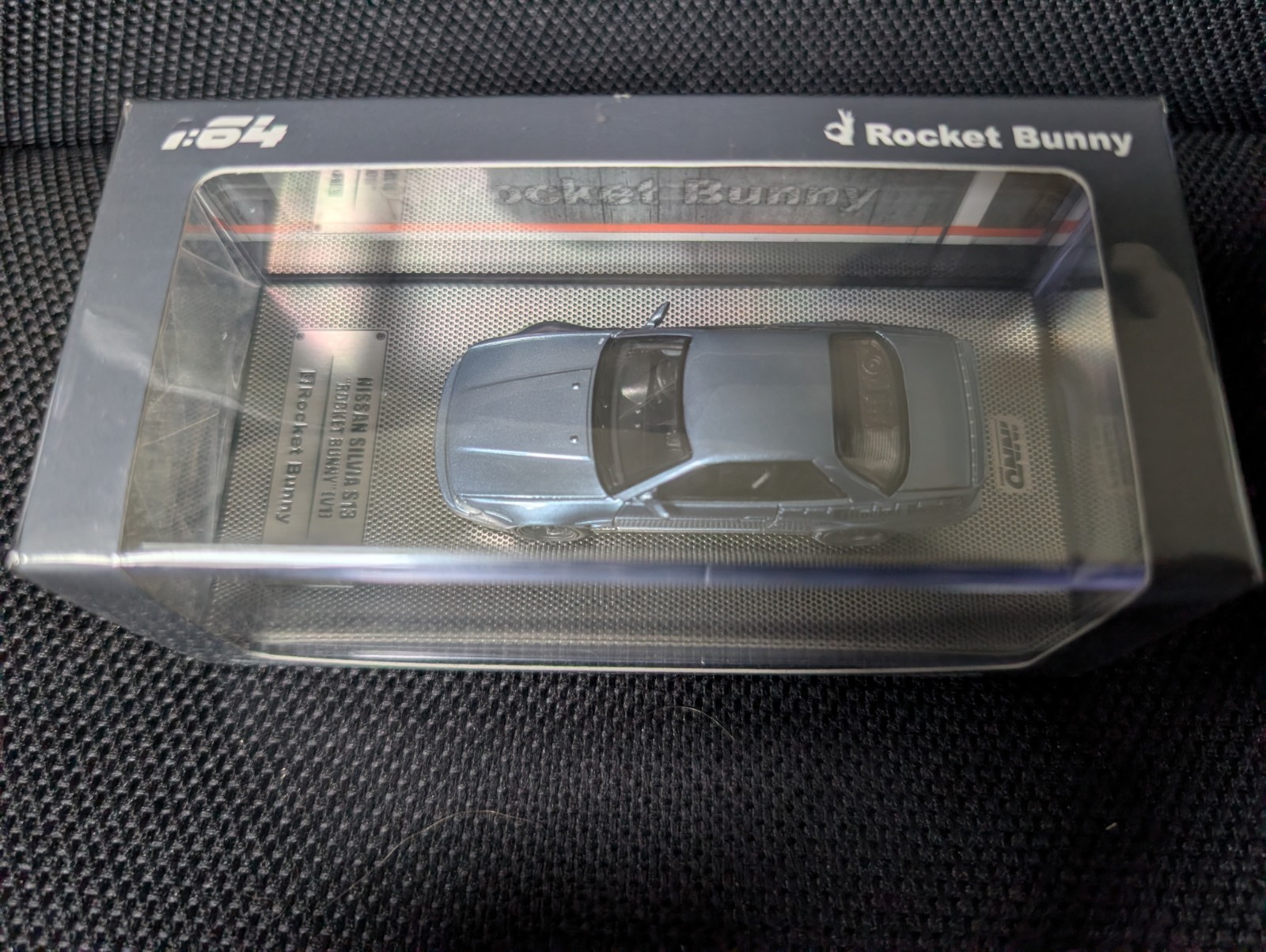 INNO64 1:64 Nissan Silvia S13 “Pandem/Rocket Bunny” (V1) Blue/Grey Metallic RHD