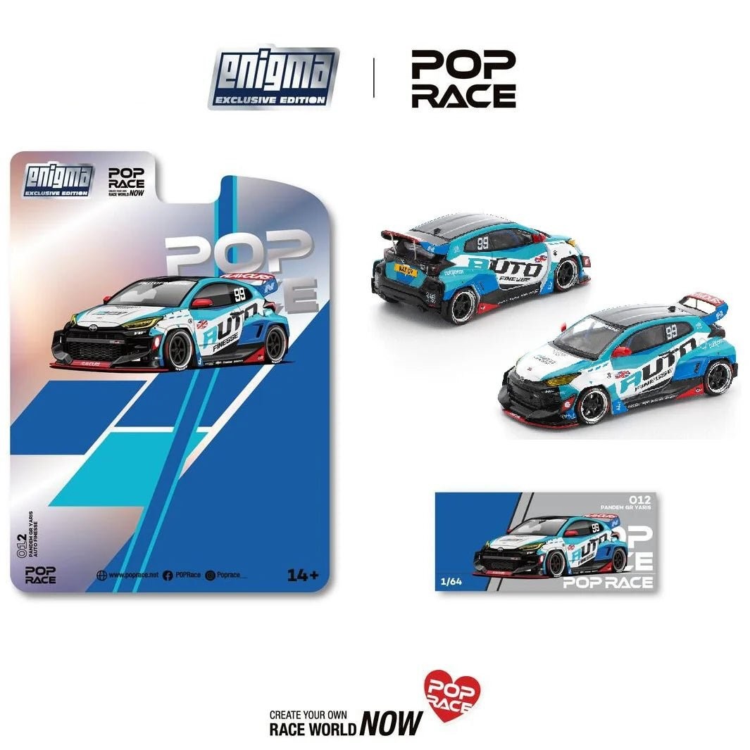 Pop Race 1/64 Pandem GR Yaris – Auto Finesse (Enigma Exclusive Edition)