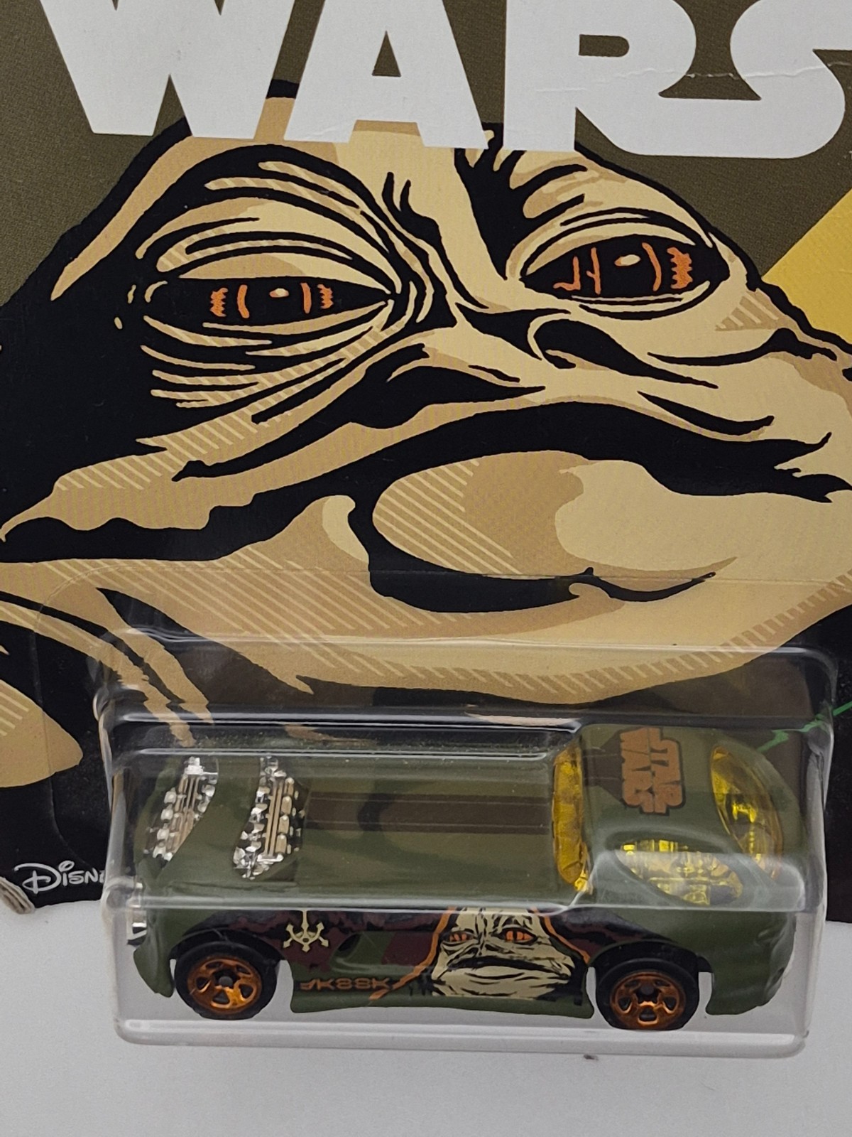 Hot Wheels Star Wars Jabba the Hutt 7/8 Diecast Car Carded FKD62 Disney