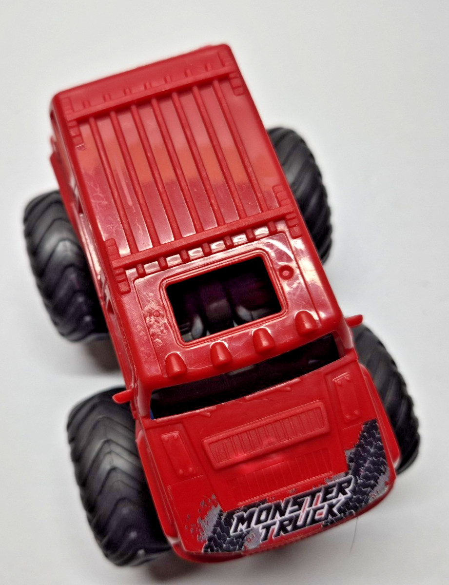 Kid Connection Red Hummer Monster Truck With Blue Rims Friction-Powered