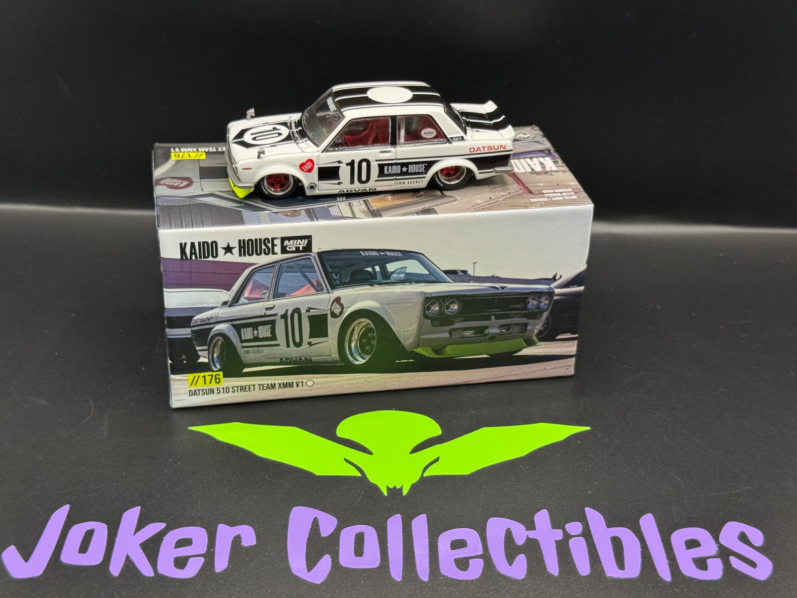 Kaido House Datsun 510 Street Team XMM V1 White KHMG176