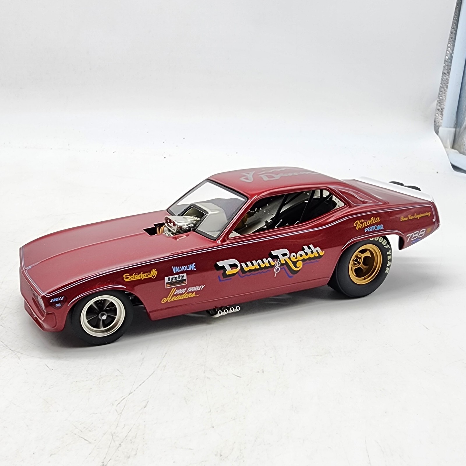 4S Dunn & Reath Nitro Funny Car NHRA The Floppers 1320 1/24 Diecast Autographed