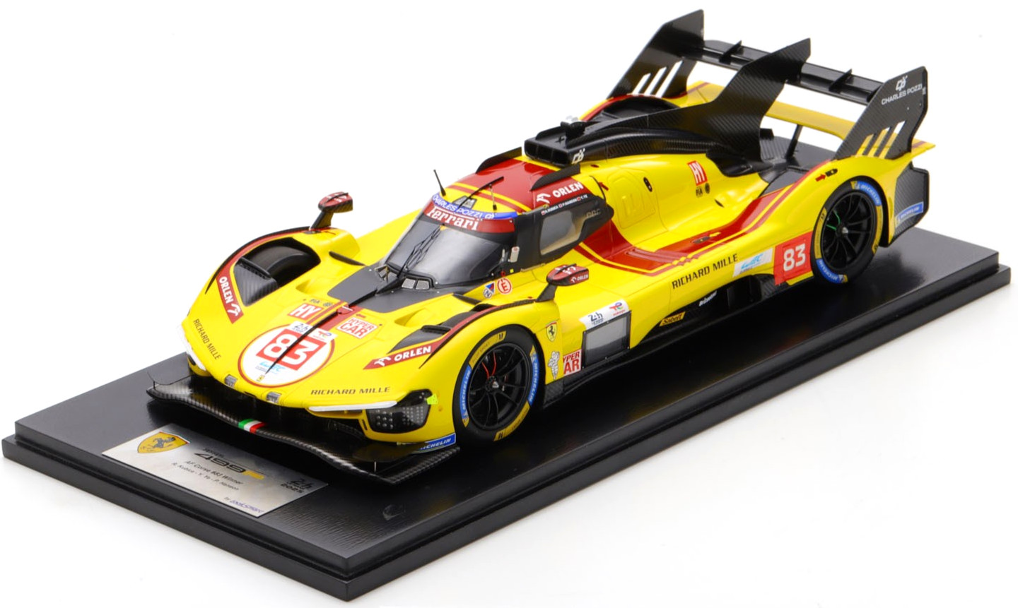 LookSmart Ferrari 499P #83 – 2025 24hrs Le Mans – 1st 1:18 Diecast Car LS18LM053