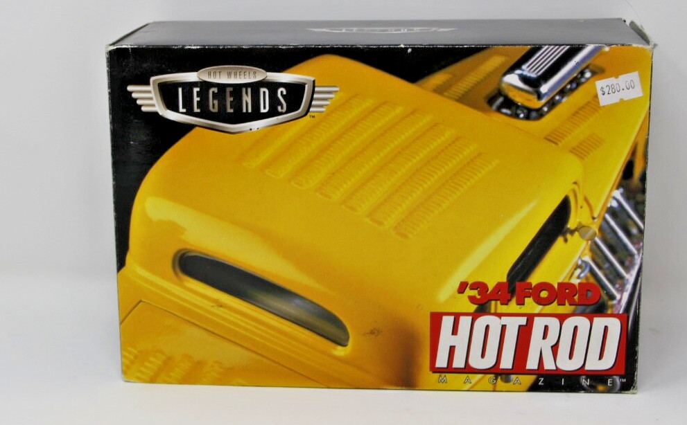 Hot Wheels Legends 1934 Ford Hot Rod Magazine Car 1:24/ 1:64 Scale New In Box
