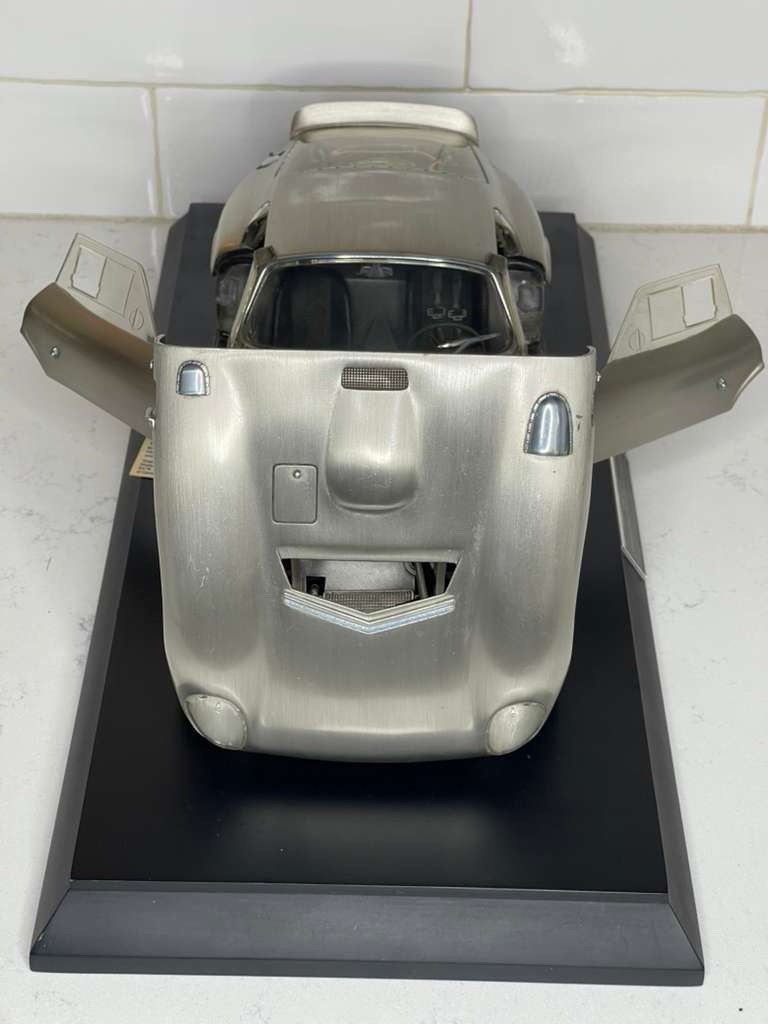 Franklin Mint Shelby Daytona Coupe In Fine Pewter 1:12 Scale with Stand