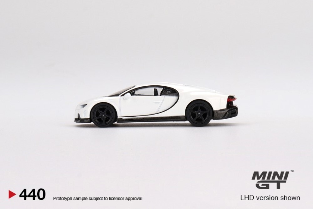 Mini GT 1:64 Bugatti Chiron Super Sport White MGT00440 Diecast Model Car Mijo
