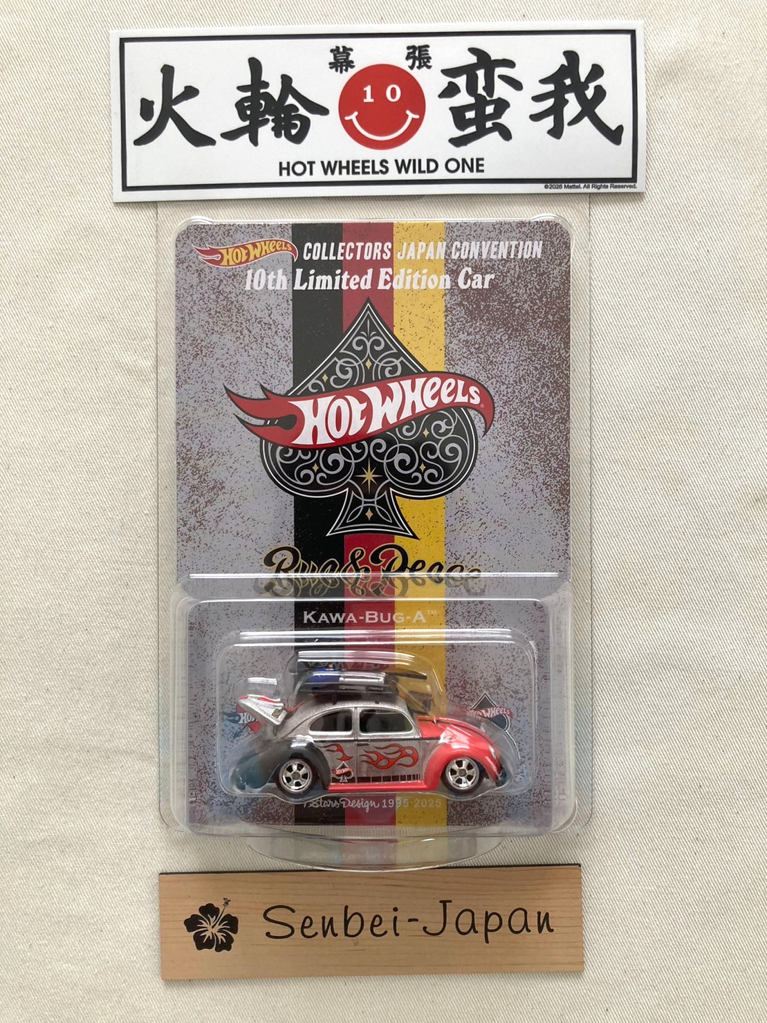 【Right】 Hot Wheels Japan Convention 2026 Volkswagen Beetle KAWA BUG A w/Sticker