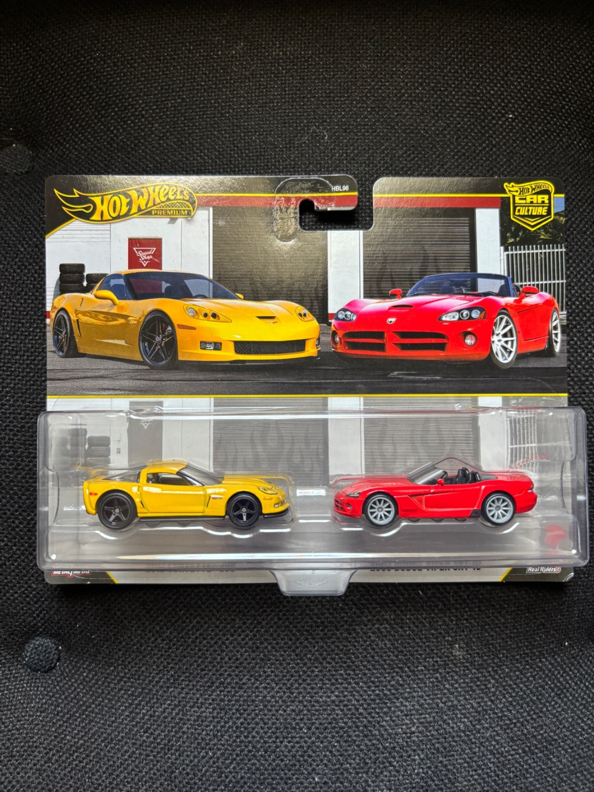 2026 Hot Wheels Premium Car Culture 2-Pack Mix 3 CORVETTE & DODGE VIPER – New