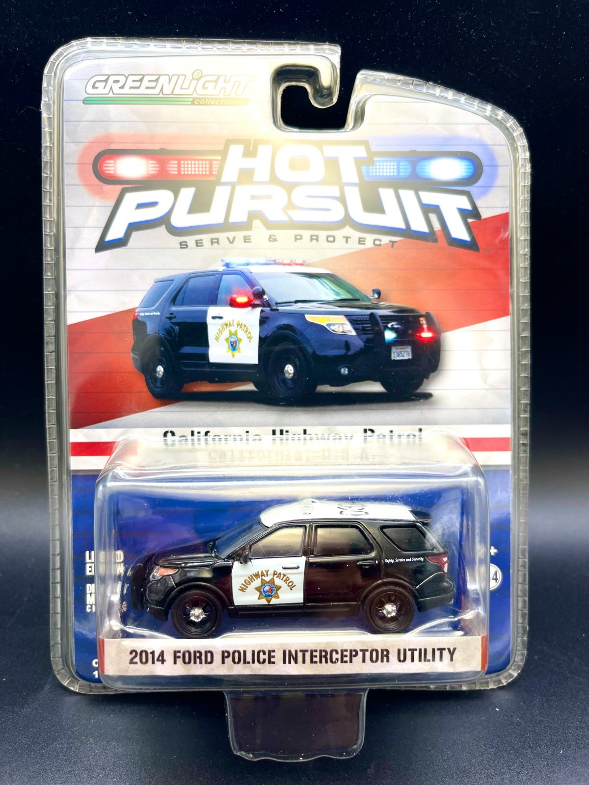 Greenlight Hot Pursuit California Highway CHP 2014 Ford Interceptor Utility D3