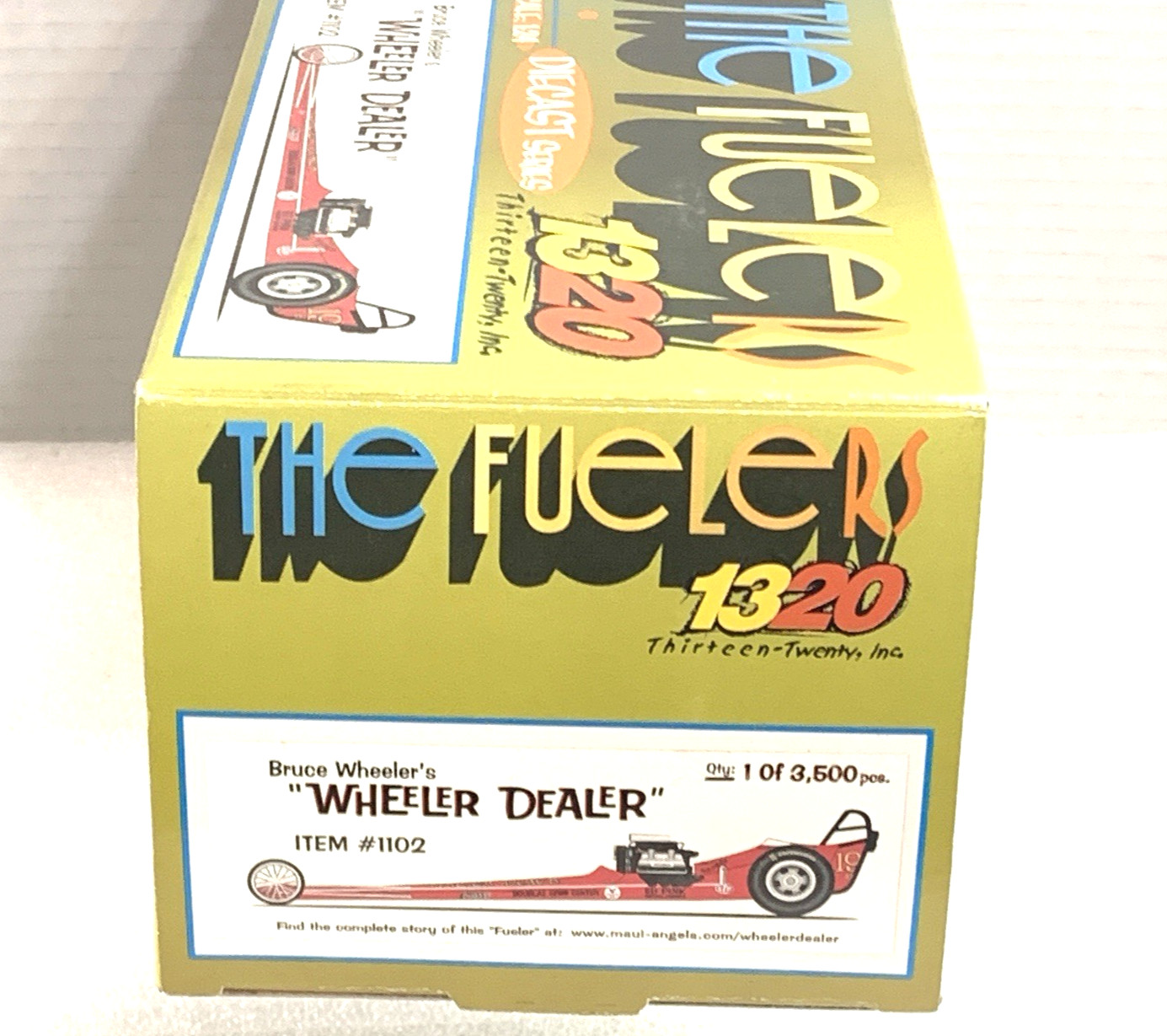 The Fuelers 1320 Bruce Wheeler’s WHEELER DEALER 1/24 Dragster #1102 NIB