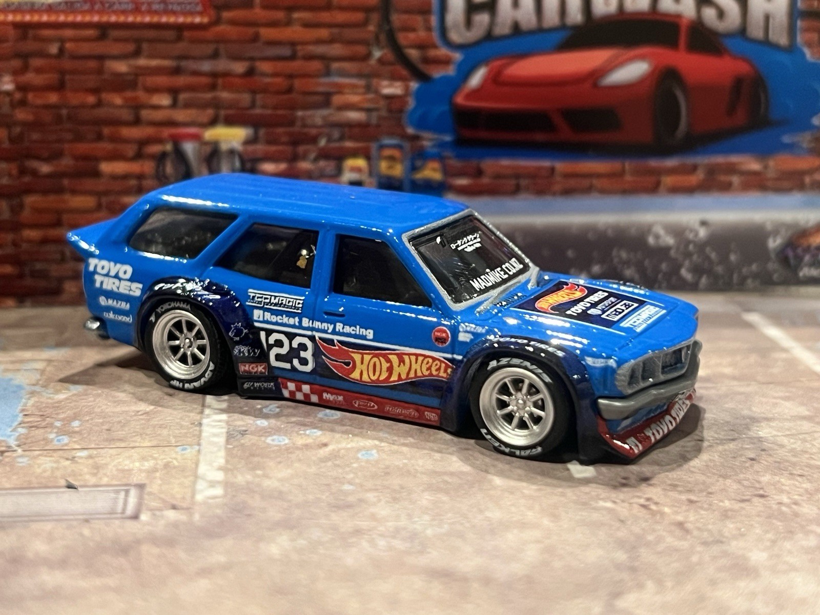 Hot Wheels Mad Mike Mazda RX-3 Wagon Ronin Run 2 Watanabe Wheel Swap Choose