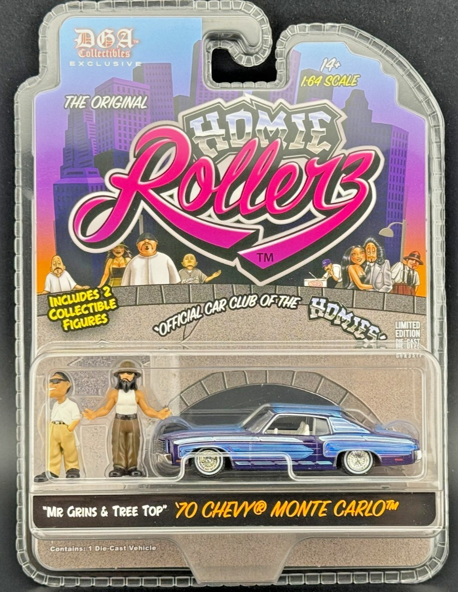 GL 1/64 CHEVY CAPRICE CLASSIC 1990 Low Rider Homie Rollerz Series 1 Die Cast