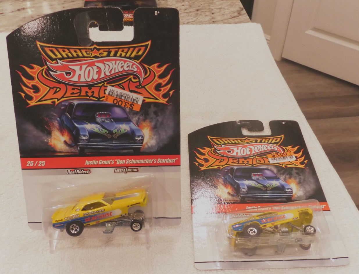 Hot Wheels Drag Strip Demons Justin Grant’s Don Schumacher’s Stardust 25/25