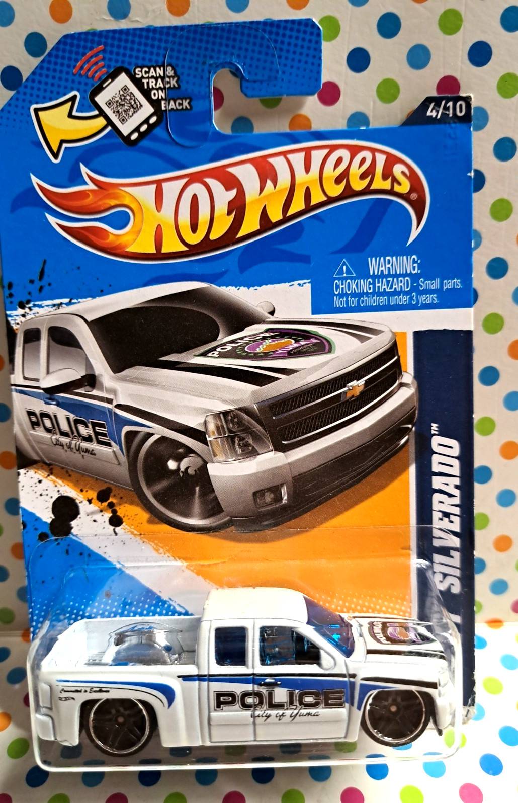 HOT WHEELS HW MAIN STREET ’12 CHEVY SILVERADO POLICE NEW