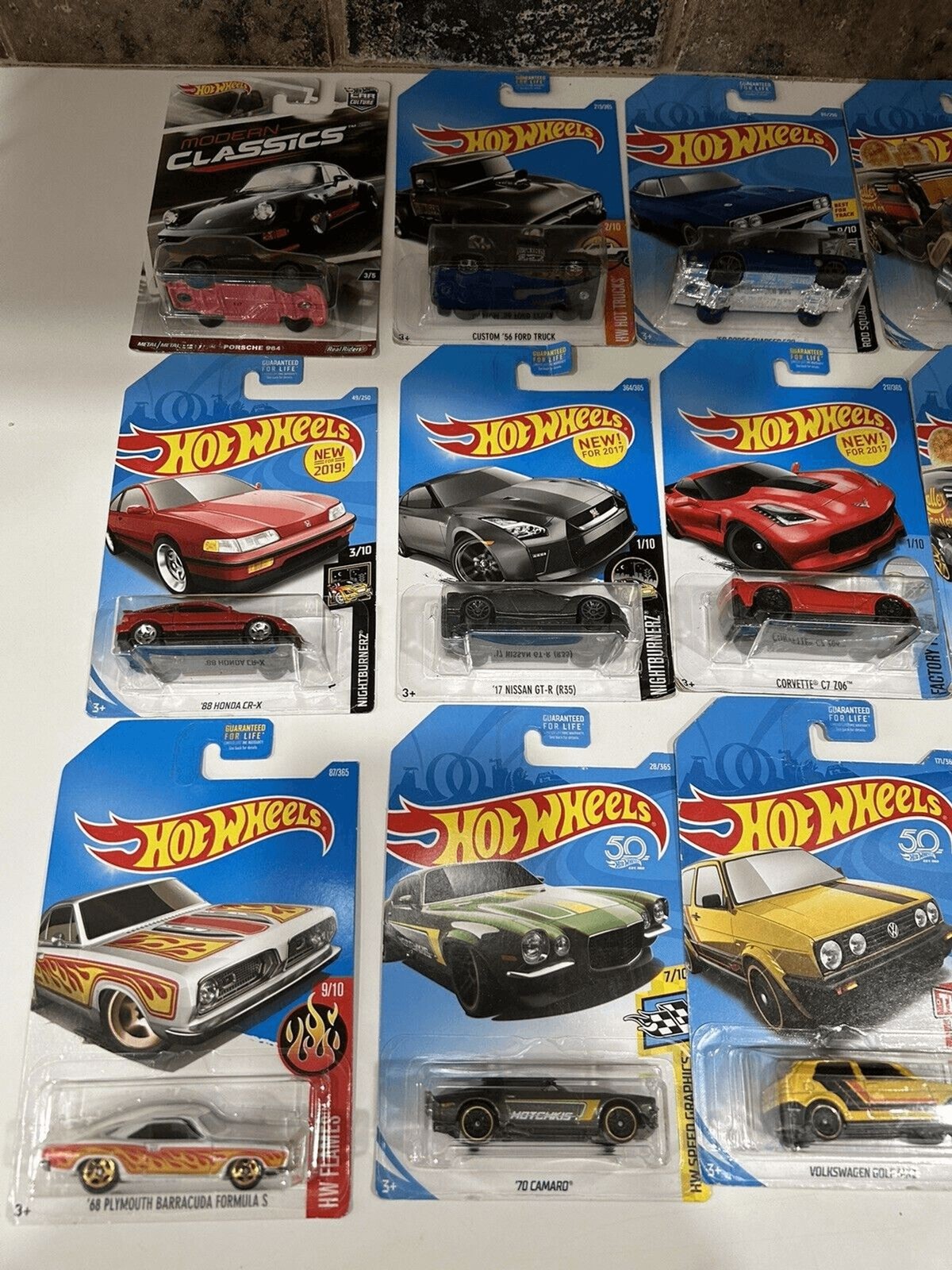 MIX Hot Wheels 15 Car Bundle Lot Variety 1/64 Kid Toy Mattel 2018 And Up