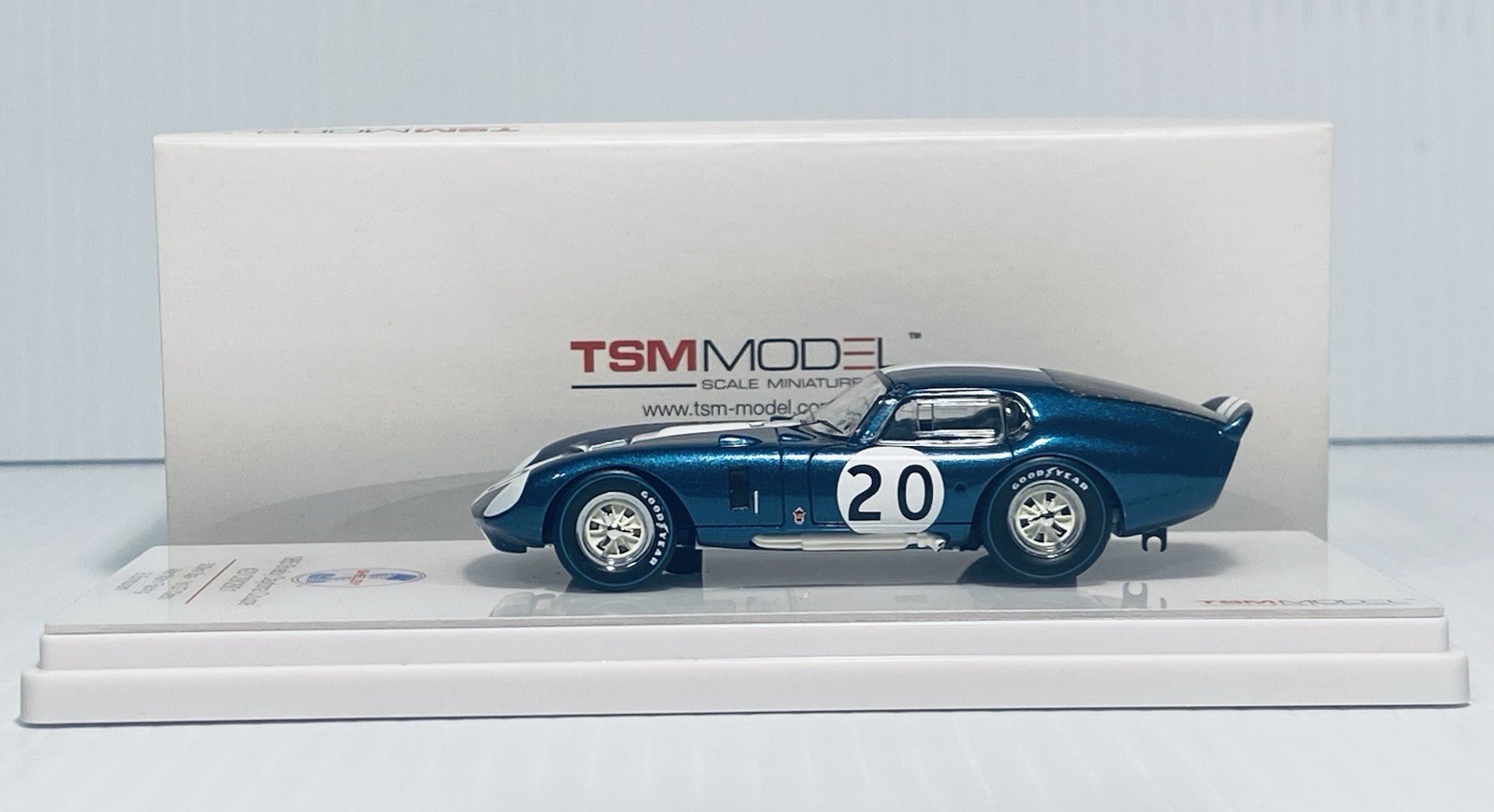 Rare TSM 1965 Shelby Daytona Coupe #20 500KM Spa 1 Alan Mann Racing B. Bondurant