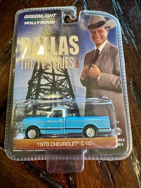 1970 Chevrolet C-10 Greenlight “Dallas” Hollywood Series 6 1:64 Scale Truck