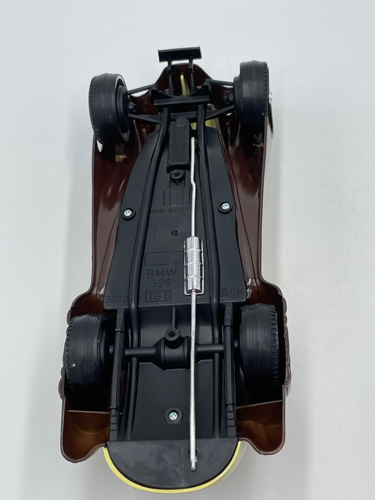 Polistil TG6 BMW 328 Yellow Brown Removable Top 1:16 Made in Italy