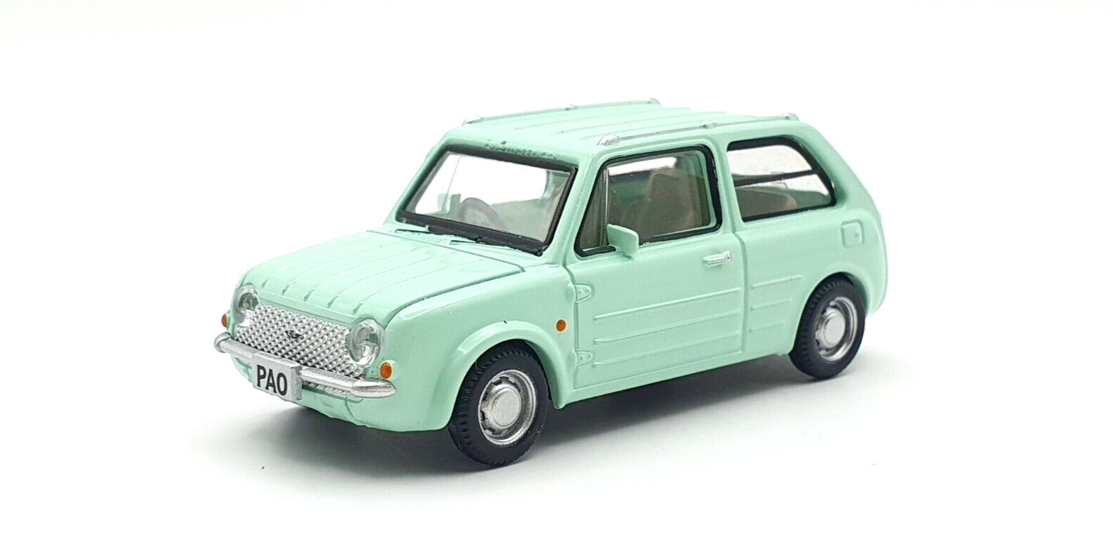 1/64 Aoshima NISSAN PAO PK10 TURQUOISE/MINT light green car model