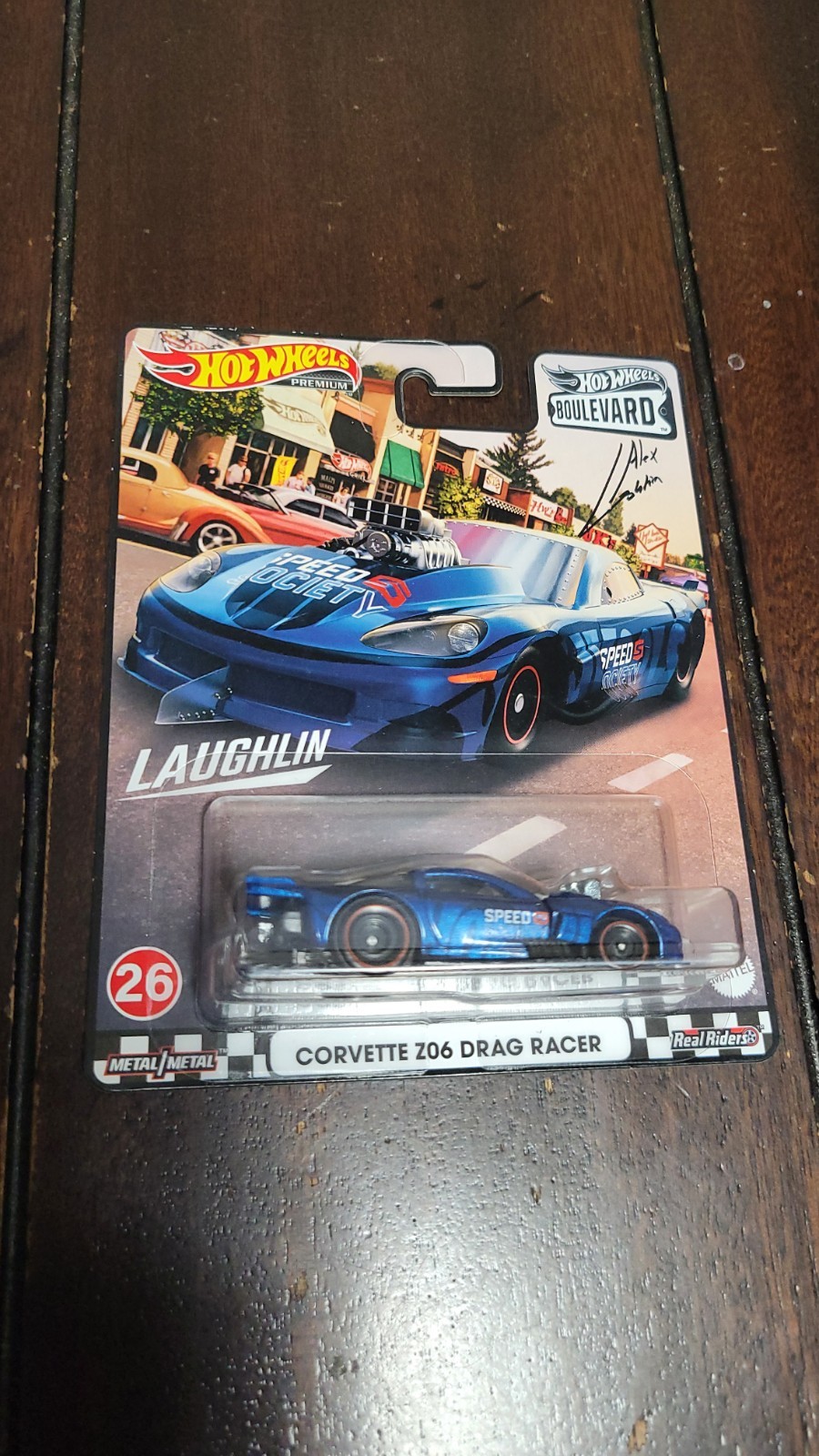 Hot Wheels Boulevard #26 Laughlin Corvette Z06 Drag Racer Premium 1/64 Chevrolet