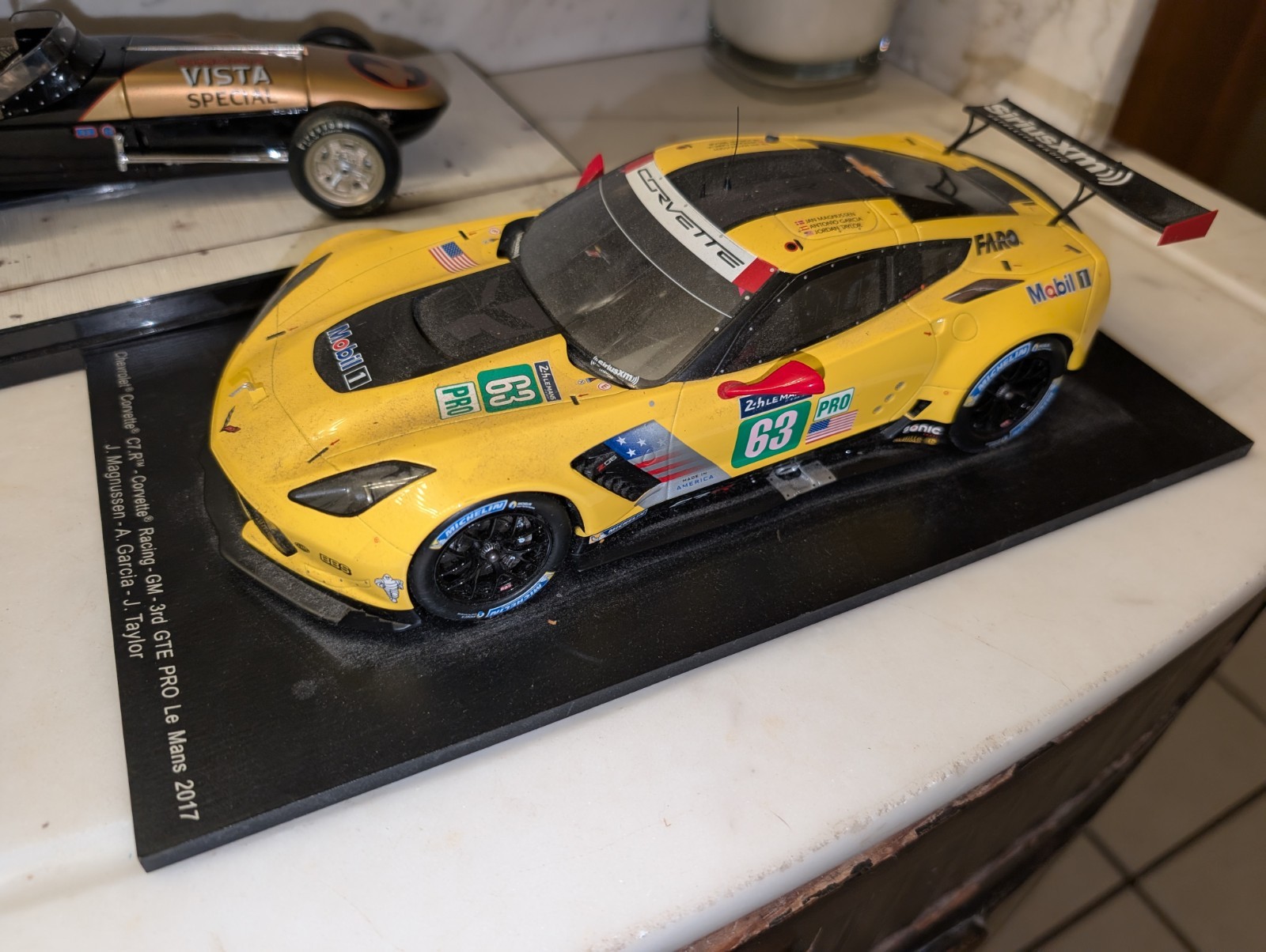 1:18 Original Model by Spark,Chevrolet Corvette C7.R #63 LM2017 Racing -GM- 3rd