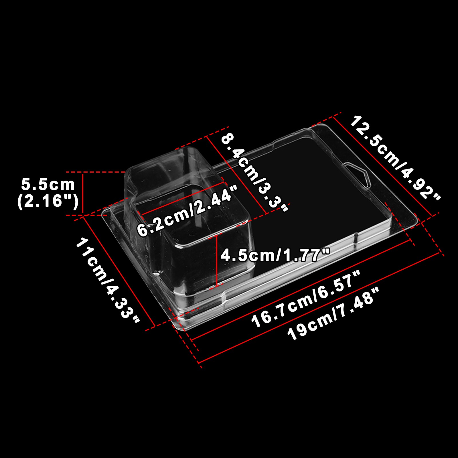 Clear Plastic Protector for HW Model Toy Car Dustproof Clamshell Cases Display