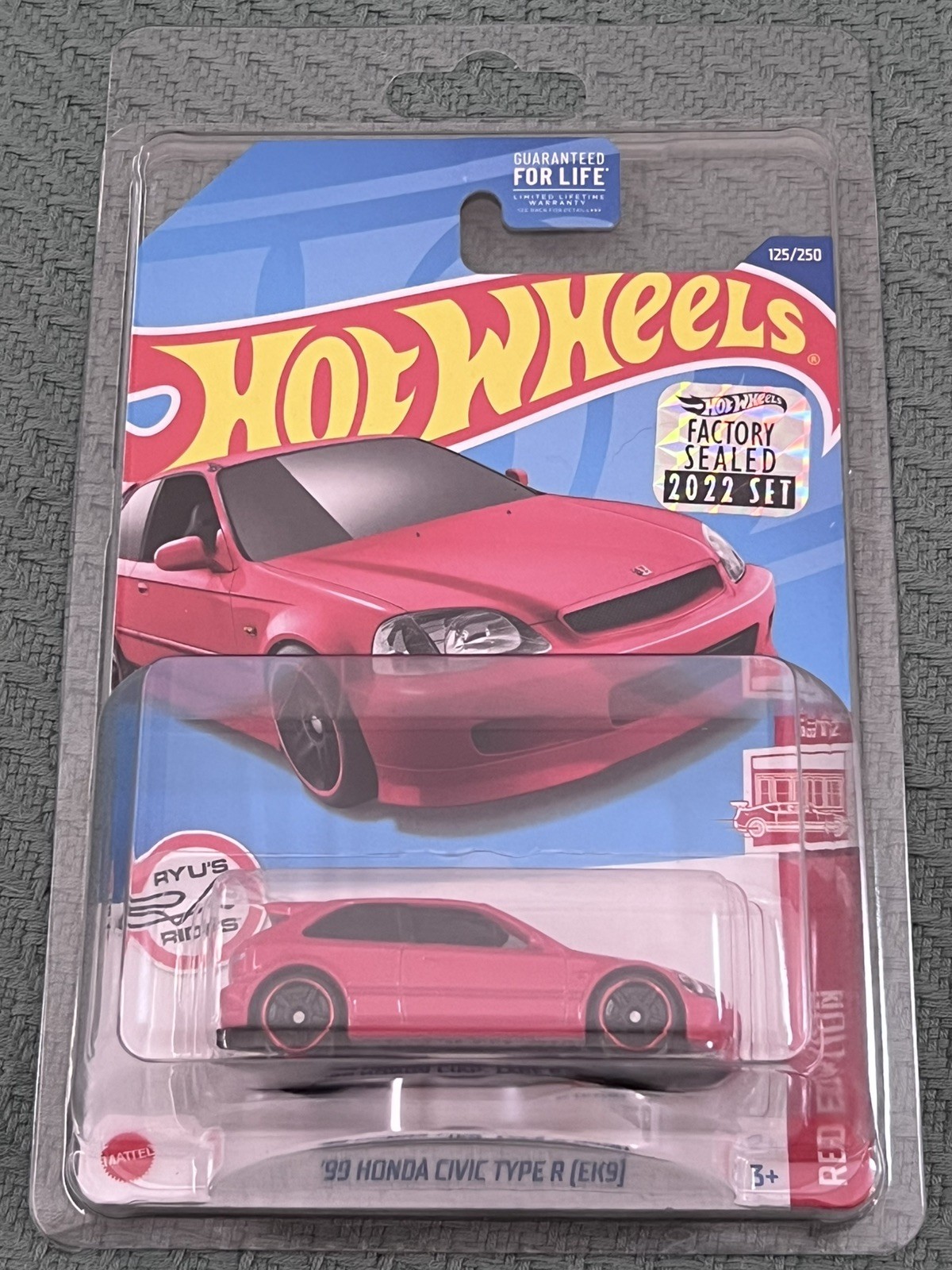 Hot Wheels Factory Sealed 2022 Red Edition 1999 Honda Civic Type R EK9 Target