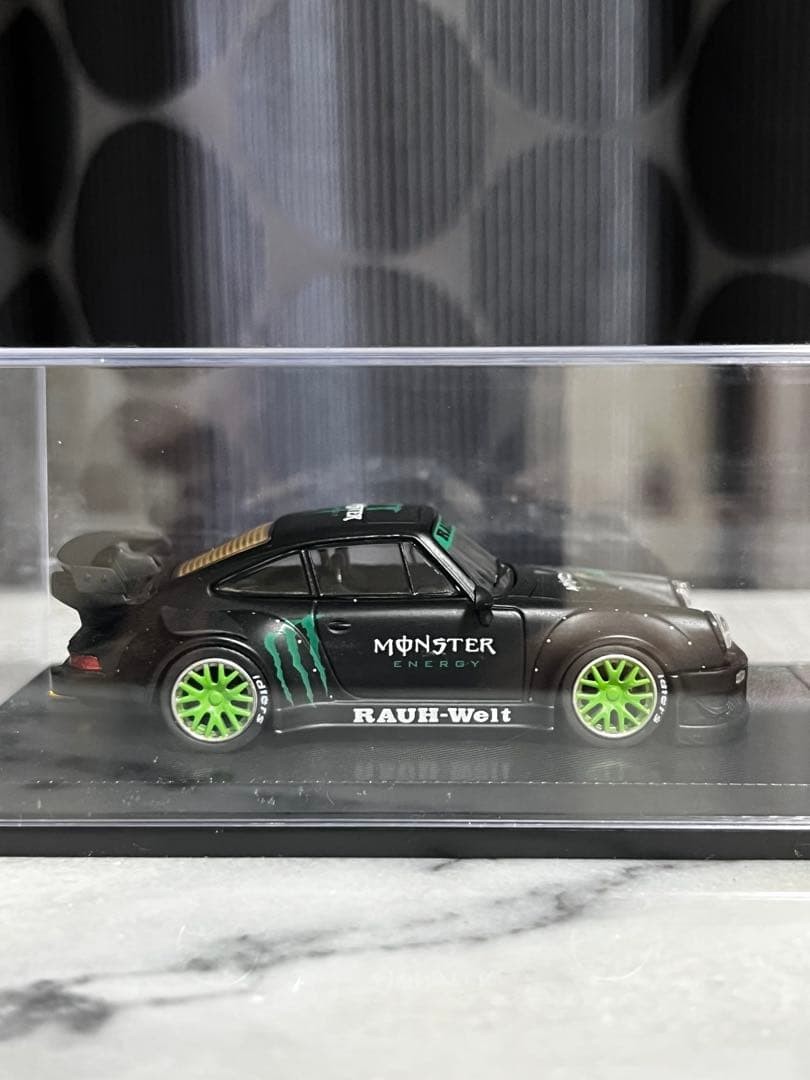 Porsche 911 Monster Energy Model by MyModelCollect 1/64 New Toy Car