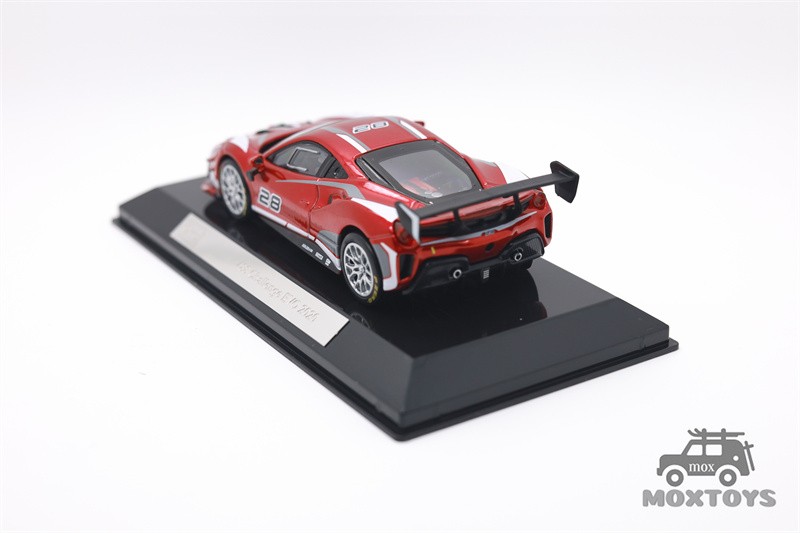 Bburago 1:43 488 CHALLENGE EVO 2020 Racing Red Diecast Model Car