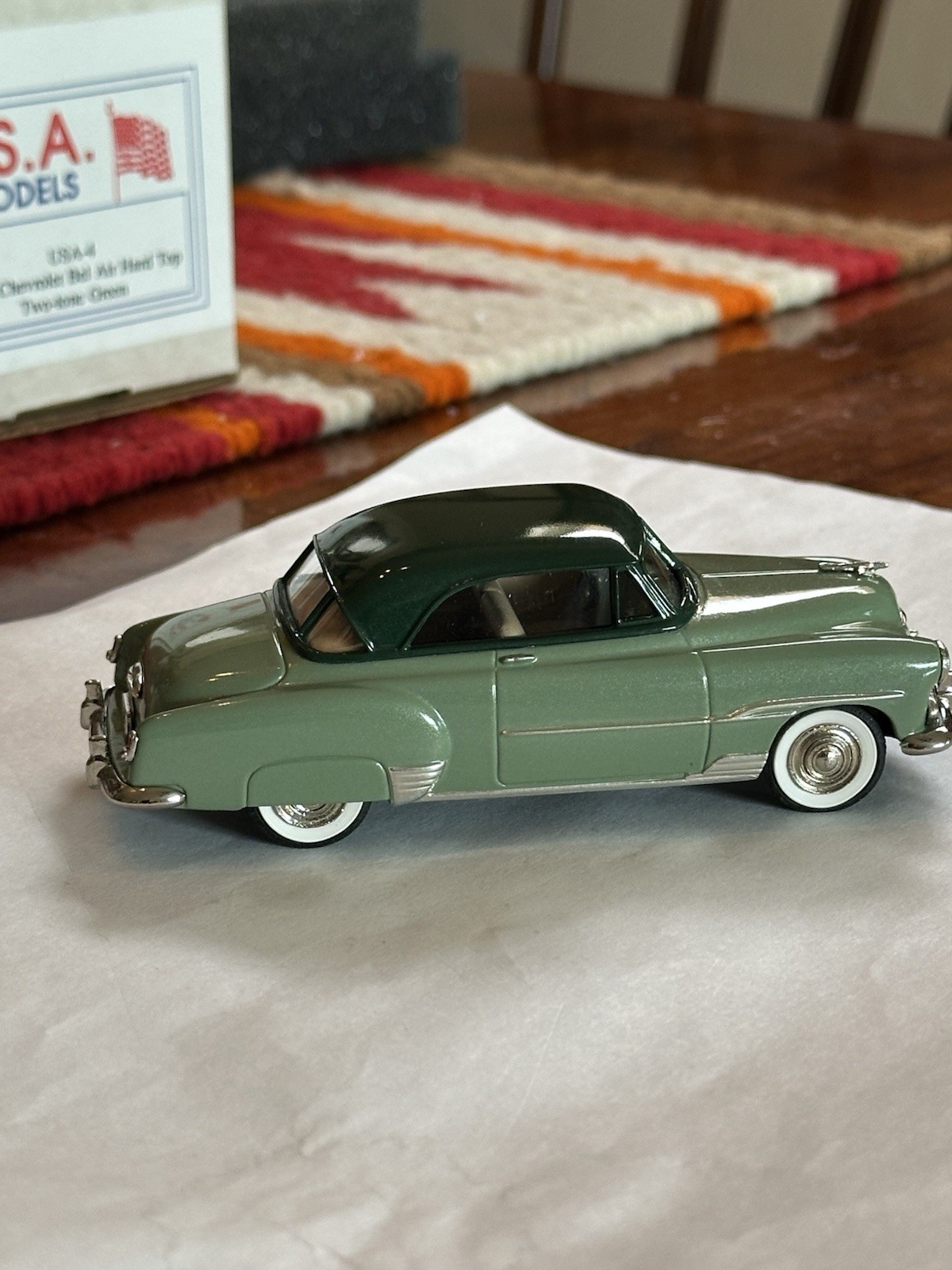 “U.S.A.Models”byMotor City USA(1/43)1951 Chevrolet BelAir 2-Door Hardtop(USA-4)