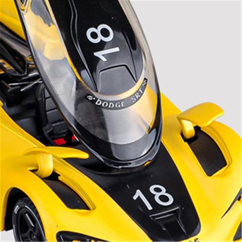 1:32 SRT Tomahawk XVGT Alloy Sports Car Model Diecast with Sound & Light
