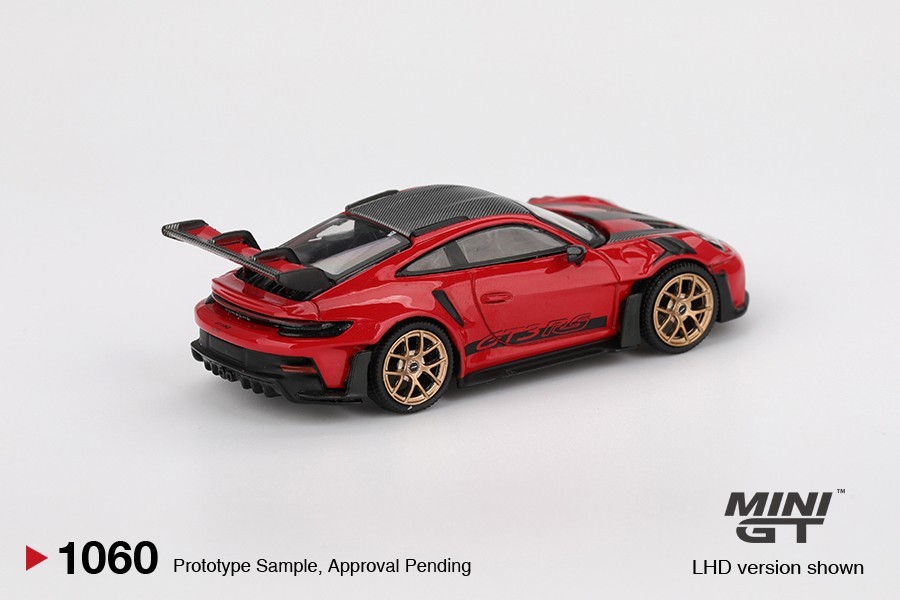 Mini GT 1:64 Porsche 911 (992) GT3 RS Weissach Package – Guards Red #1060