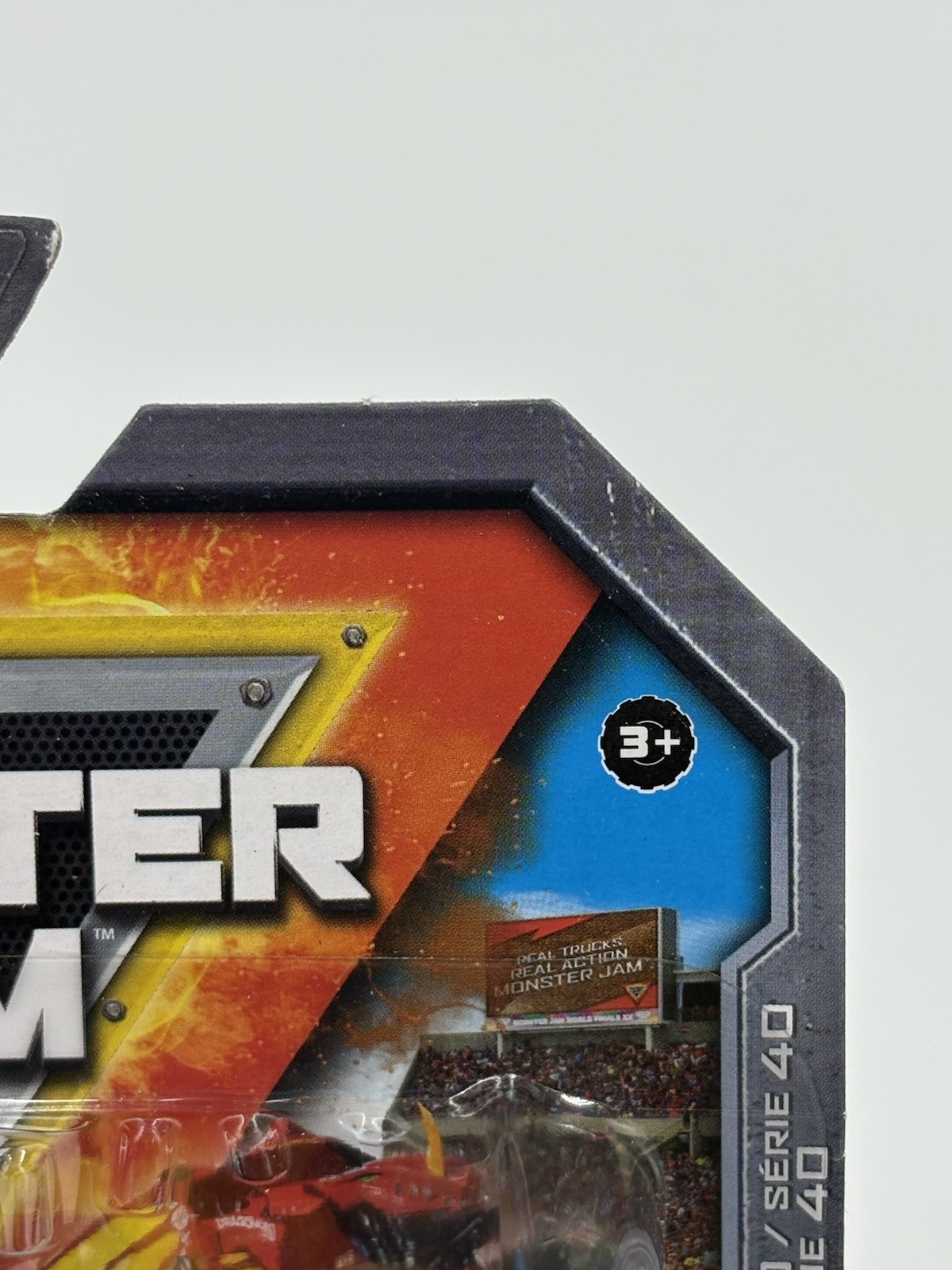 New Design Monster Jam Megalodon with clear blue tires 1:64 Scale