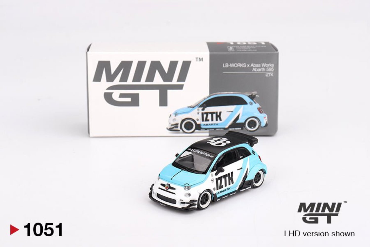 Mini GT 1:64 Abarth 595 LB-WORKS x Abas Works IZTK