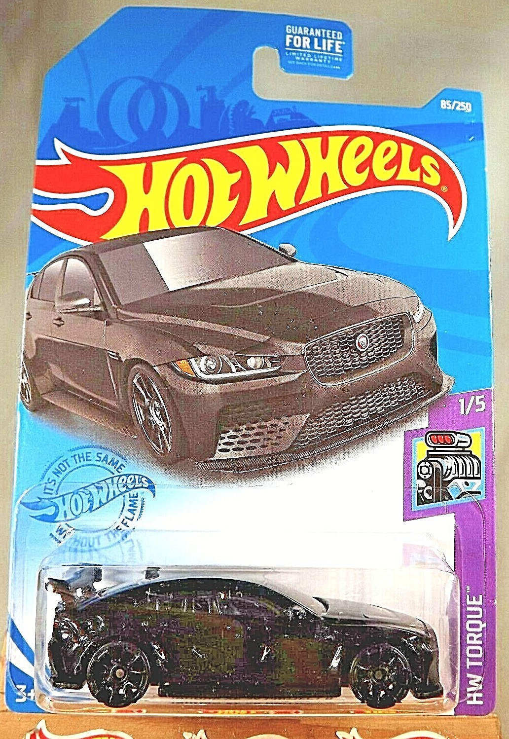 2021 Hot Wheels #85 HW Torque 1/5 JAGUAR XE SV PROJECT 8 Black w/Black Trap5 Sp