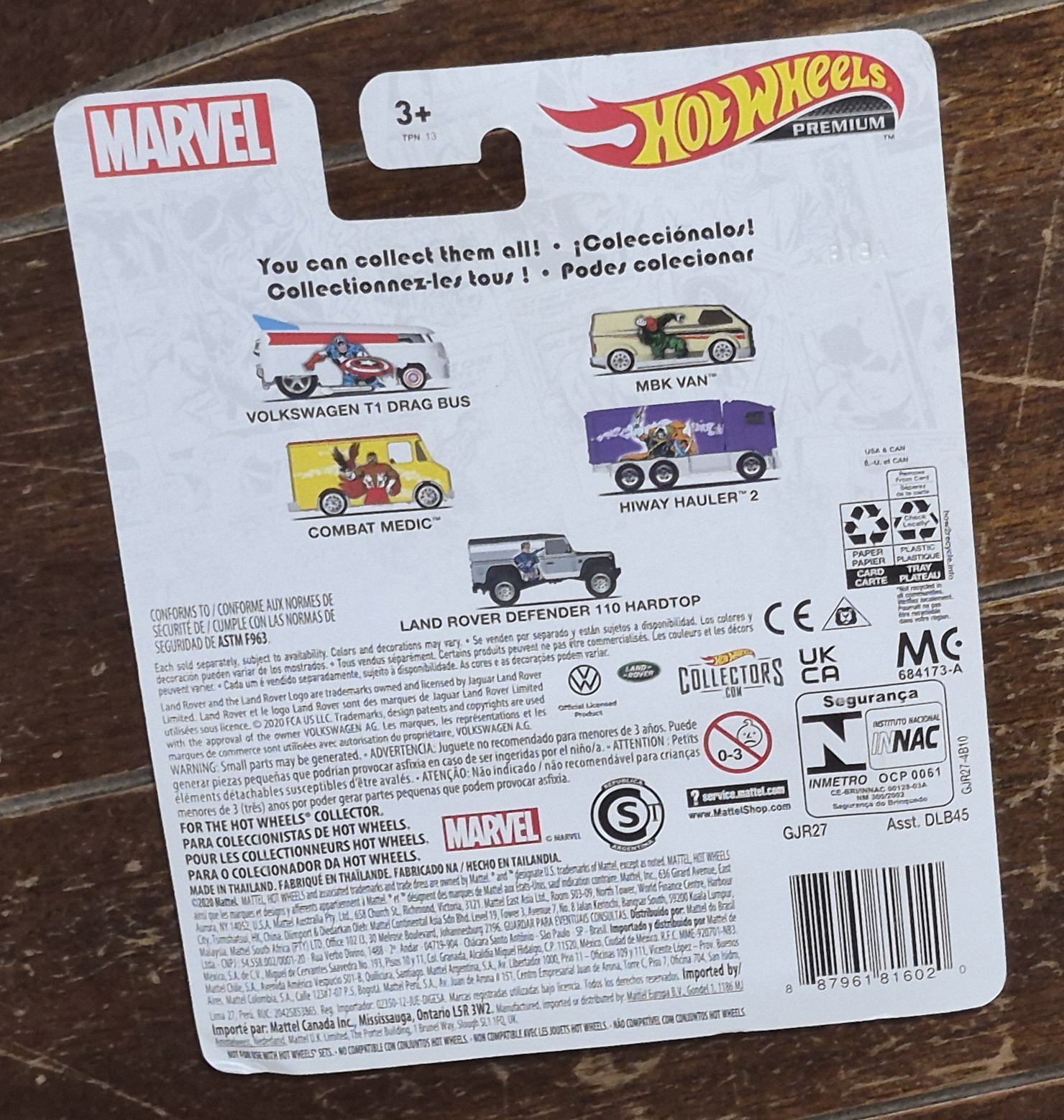 Hot Wheels Premium Real Riders: LAND ROVER DEFENDER 110 HARD TOP (2020, 5/5)