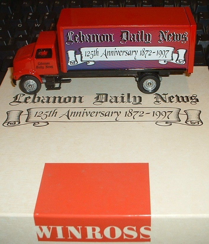 Lebanon Dailey News ’96 Winross Truck