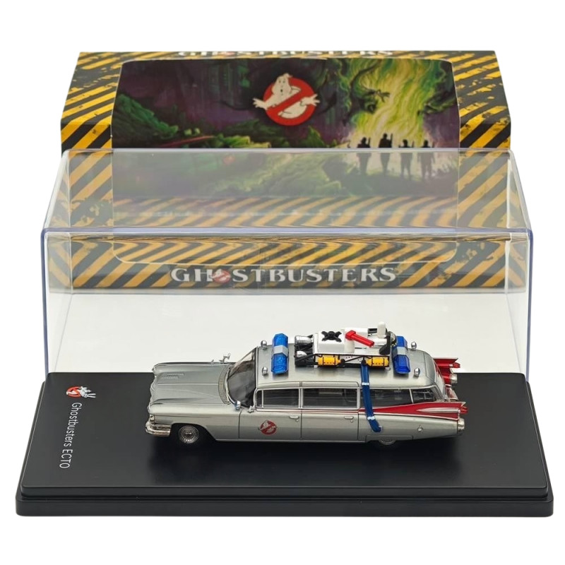 1:64 YS Cadillac Ghostbusters Ecto-1 Varnish Diecast-Ghostbusters Fans Must-Have