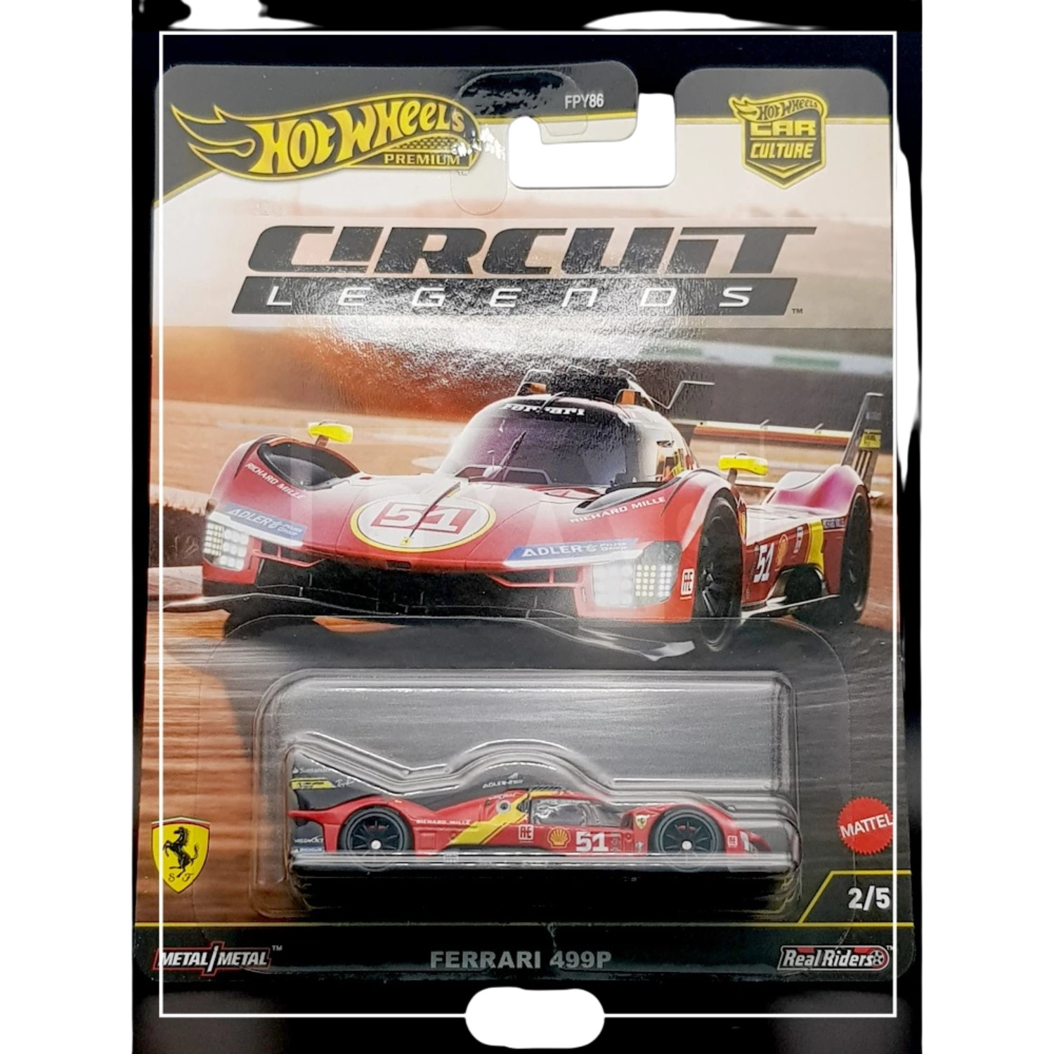 🏎️[READYSTOCK] HOT WHEELS PREMIUM FERRARI 499P CIRCUIT LEGENDS 2/5 🏎️